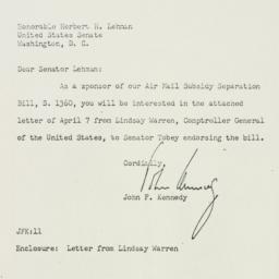 Letter: 1953 April 16