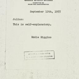 Letter: 1955 September 12