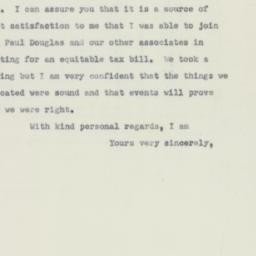 Letter: 1951 October 6