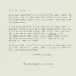 Letter: 1950 March 10
