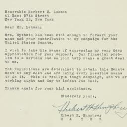 Letter: 1948 October 1