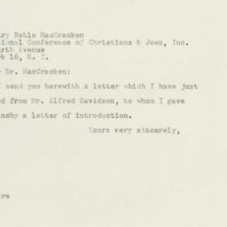 Letter: 1947 November 10