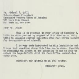 Letter: 1950 November 24