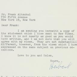 Letter: 1959 October 23