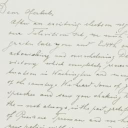 Letter: 1948 November 3