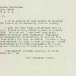 Letter: 1948 December 13