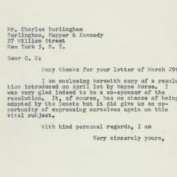 Letter: 1955 April 4