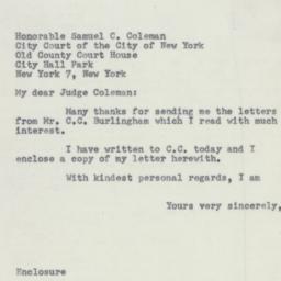 Letter: 1953 June 4