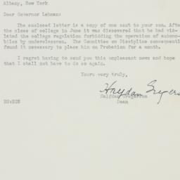 Letter: 1939 October 5