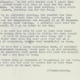 Letter: 1951 November 3