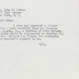 Letter: 1953 July 9