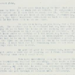 Letter: 1935 November 14