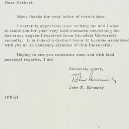 Letter: 1958 October 28