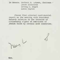 Memorandum: 1962 May 11