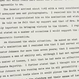Telegram: 1960 July 15
