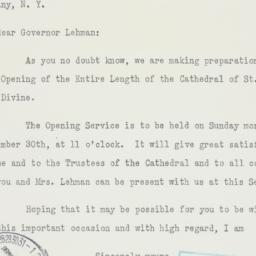 Telegram: 1941 November 19