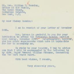 Letter: 1941 November 26
