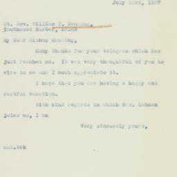 Letter: 1937 July 23