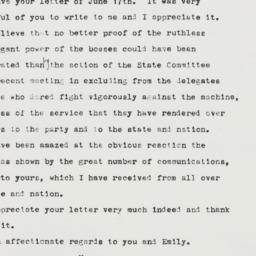 Letter: 1960 June 22