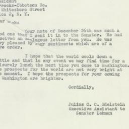 Letter: 1951 January 4