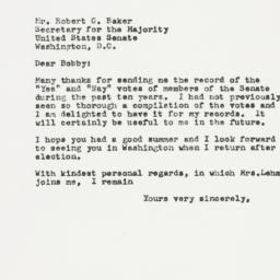 Letter: 1956 October 12