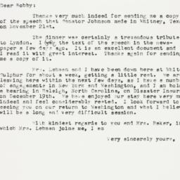 Letter: 1955 December 7