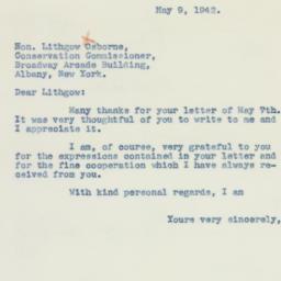 Letter: 1942 May 9