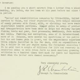Letter: 1947 April 7