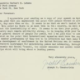 Letter: 1947 May 14