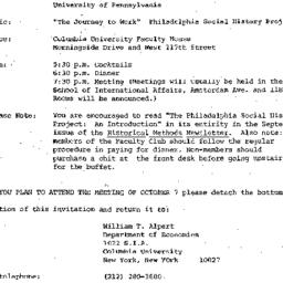 Announcements, 1976-10-07. ...