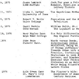 Schedules, Early American H...