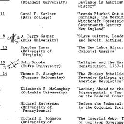 Schedules, Early American H...