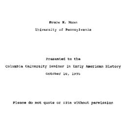 Speaker's paper, 1995-1...