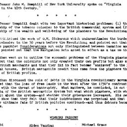 Minutes, 1970-04-14. Early ...
