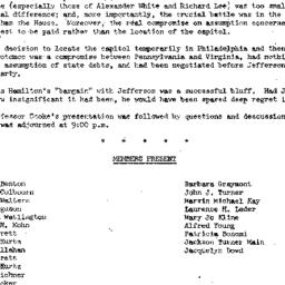 Minutes, 1970-02-10. Early ...