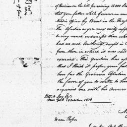 Document, 1814 October 28