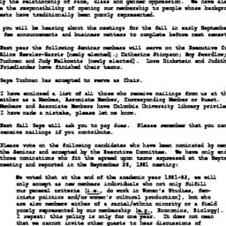 Announcements, 1982-07-07. ...