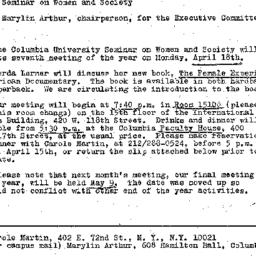Announcements, 1977-04-18. ...