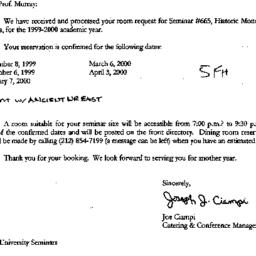 Correspondence, 2000-06-28....