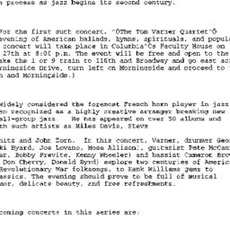 Announcements, 2000-10-27. ...
