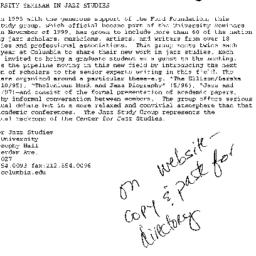 Announcements, 2001-05-31. ...