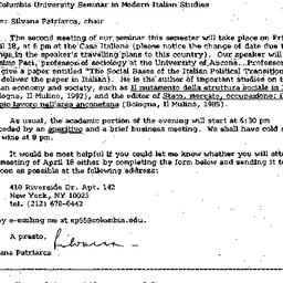 Announcements, 1997-03-27. ...