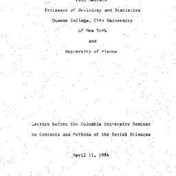 Speaker's paper, 1984-0...