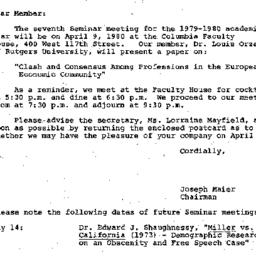 Correspondence, 1980-03-29....