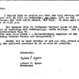 Correspondence, 1975-04-29....