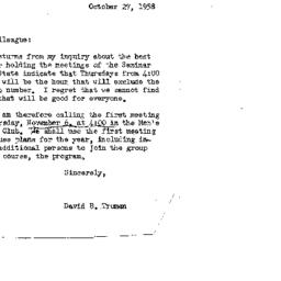Correspondence, 1958-10-27....