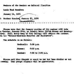 Announcements, 1976-01-27. ...