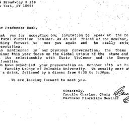Correspondence, 1992-09-13....
