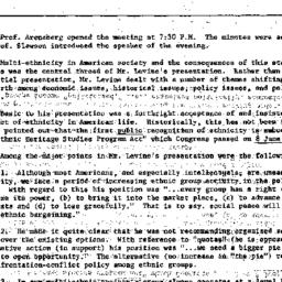 Minutes, 1972-11-16. Cultur...
