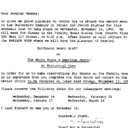 Announcements, 1981-10-30. ...